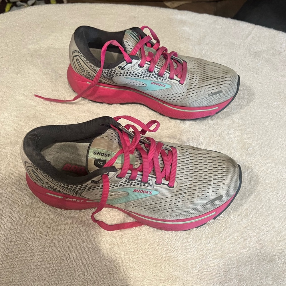 Brooks Ghost 15 Pink/Grey/Blue